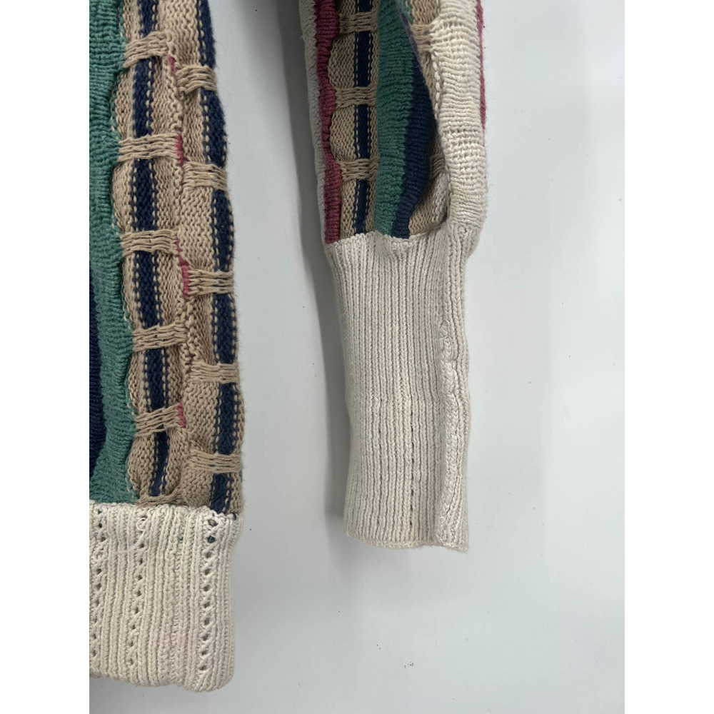 VINTAGE Cotton Traders Coogi style sweater size 1X unisex knitted sweater - Picture 5 of 7